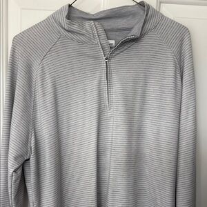 Men's Gray Striped Sweater